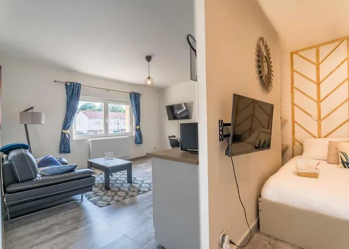 Accommodatie bij particulieren 26m - Salon Et Kitchenette Prive - Wifi